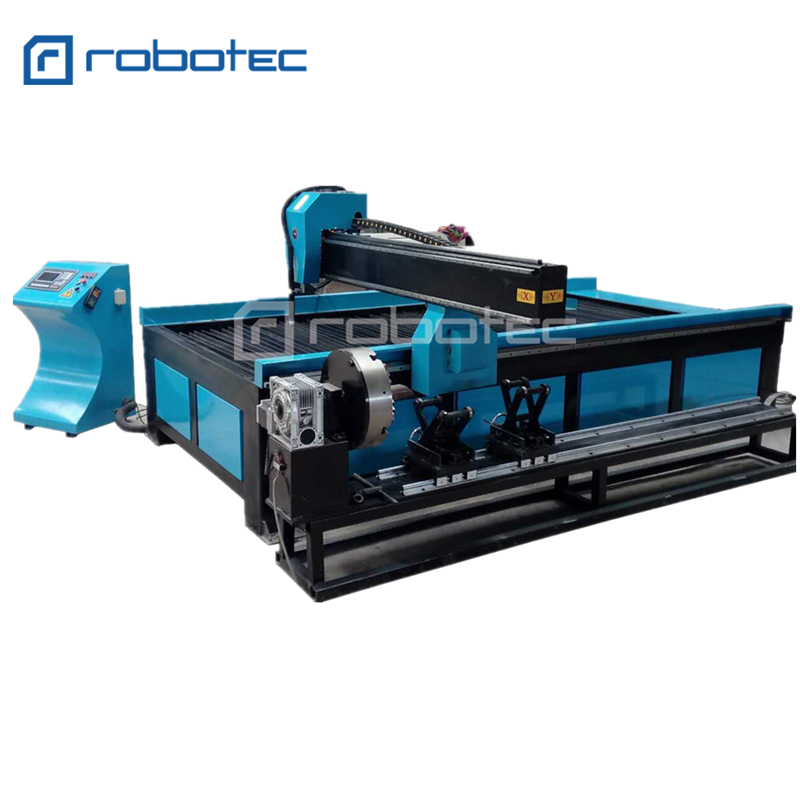 <b>4 Axis Plasma Cutting Machine With Rotary</b>