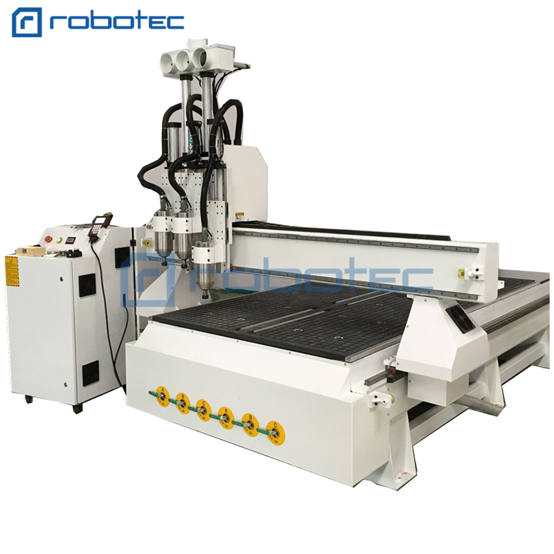 3 Spindle Pnuematic Auto Change CNC Router Machine